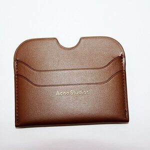 BNWT AW24 ACNE STUDIOS CARDHOLDER BROWN